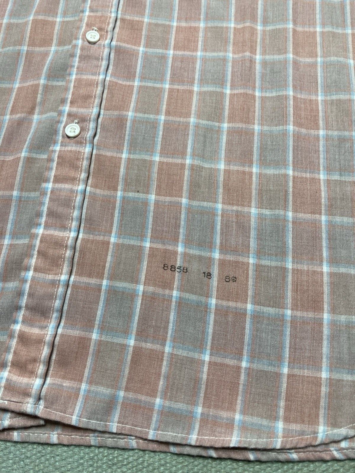 Vintage Vintage 70s 80s button shirt plaid lightweight men’s XXL Size US XXL / EU 58 / 5 - 2 Thumbnail