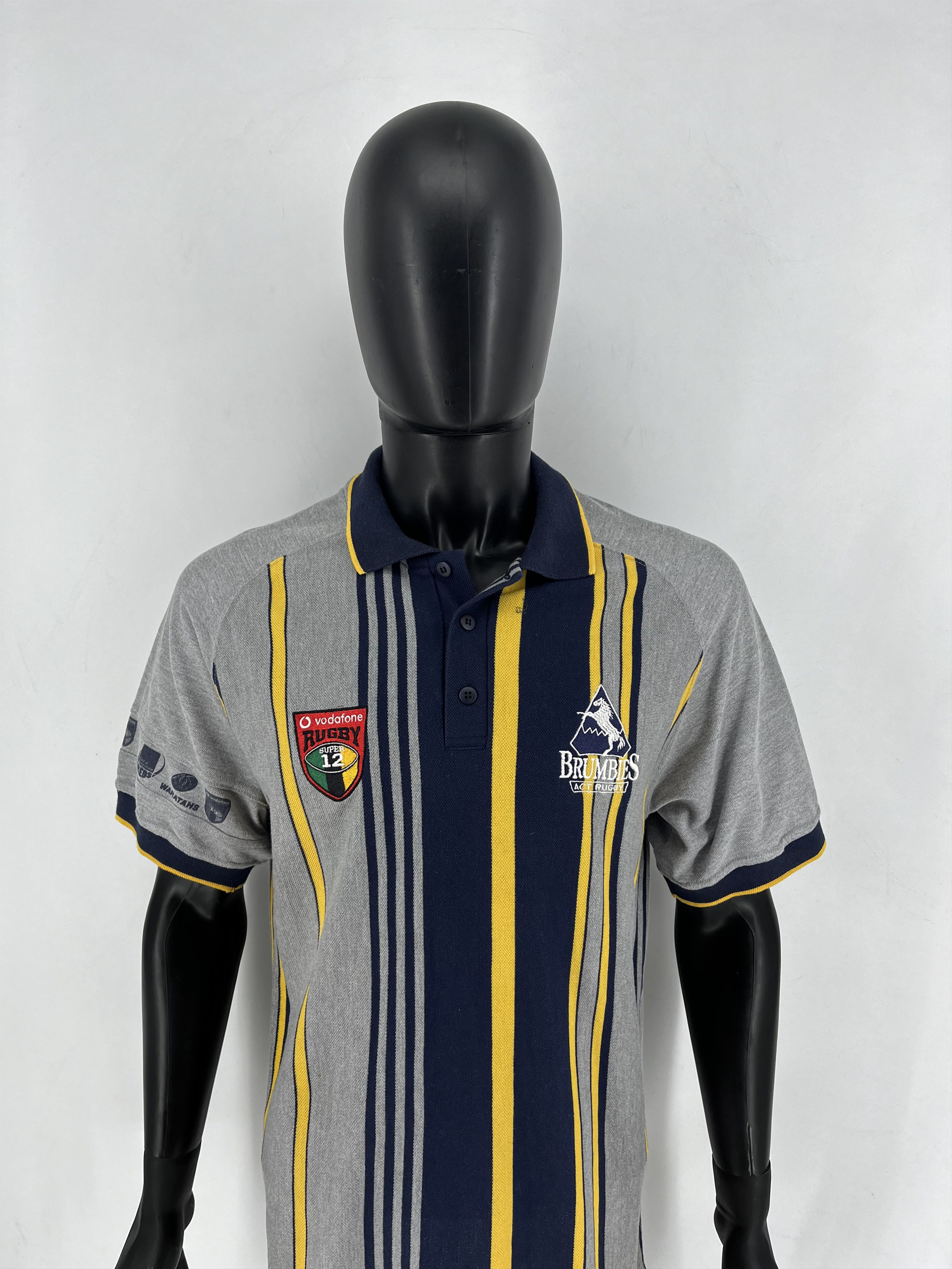 Vintage Vintage Coopers ACT Brumbies Licensed Super 12 Polo Shirt Size US M / EU 48-50 / 2 - 5 Thumbnail