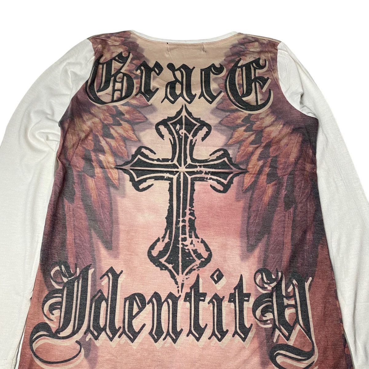 Hysteric Glamour × If Six Was Nine × Japanese Brand 2000's Prive Joke Punk Angel Wing Cross Longsleeve Size US S / EU 44-46 / 1 - 5 Thumbnail