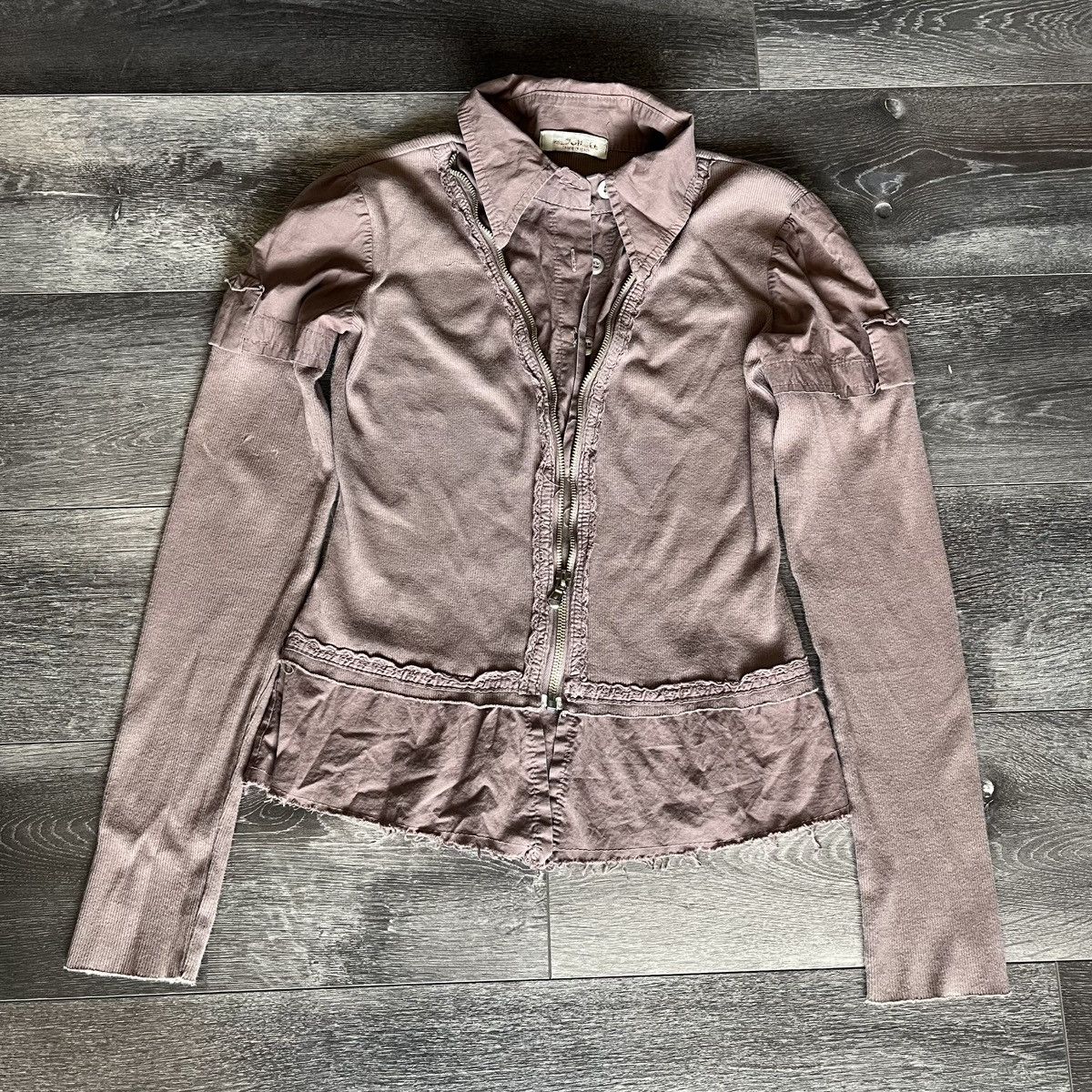 Vintage Vintage Juliett Made in Italy Layered Buttoned Zip Up Jacket Size S / US 4 / IT 40 - 1 Thumbnail