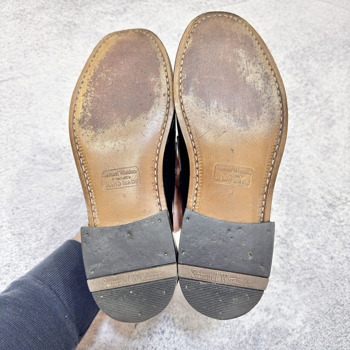 Designer × Handmade Samuel Windsor Penny Loafers US9 UK8 EU42 Size US 9 / EU 42 - 13 Thumbnail