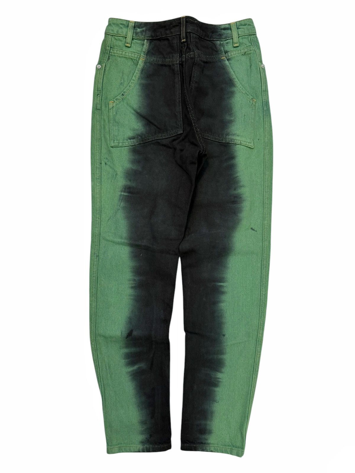 Eckhaus Latta El Jean Green Black (Dyed Denim) Size US 28 / EU 44 - 7 Thumbnail