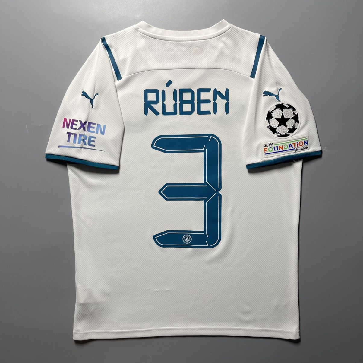 Puma × Vintage MAN CITY PUMA 2021/2022 FOOTBALL AWAY JERSEY #3 RUBEN DIAS Size US M / EU 48-50 / 2 - 1 Thumbnail