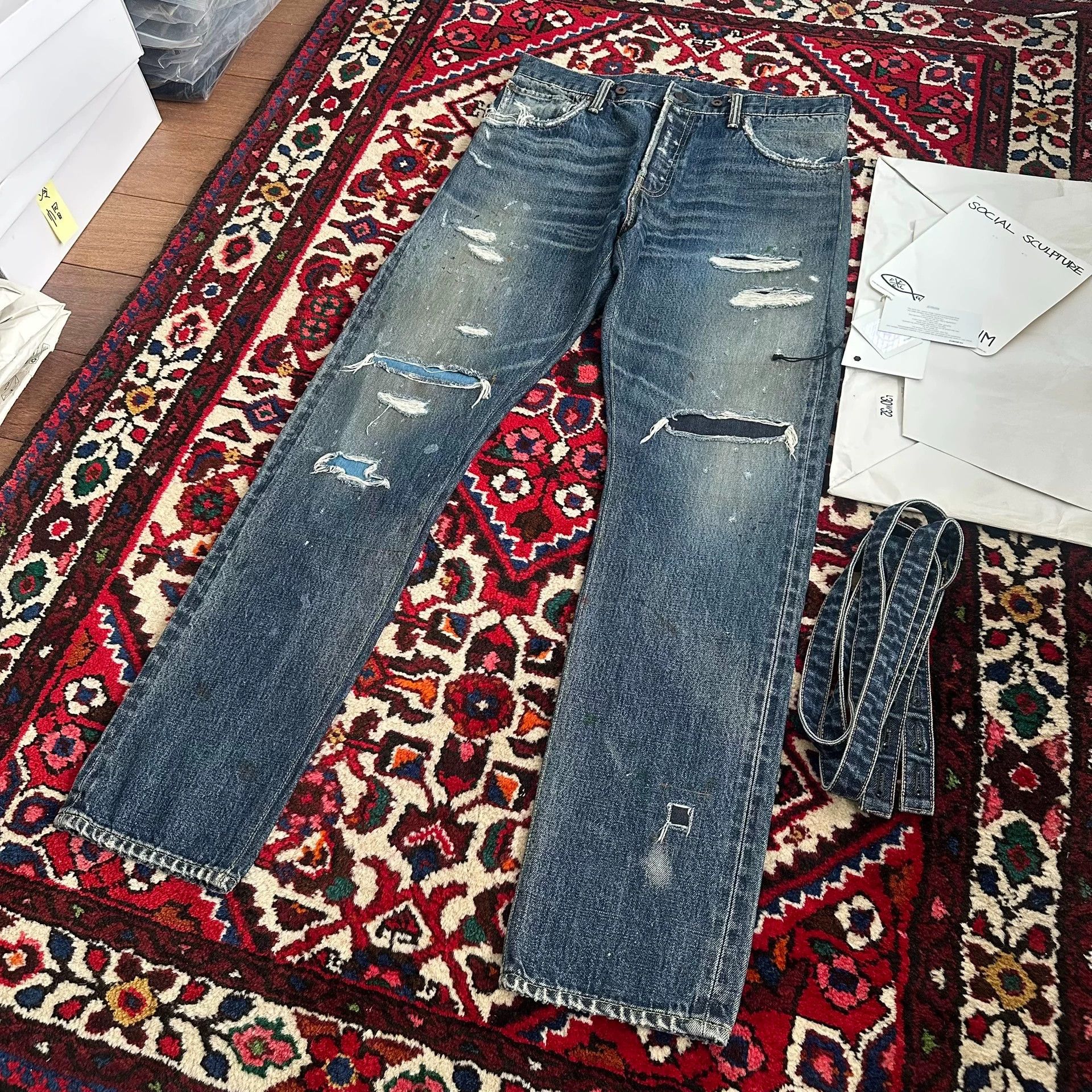 Visvim visvim 20ss 15D17 dp narrow washed jeans w32l30 Size US 32 / EU 48 - 4 Thumbnail