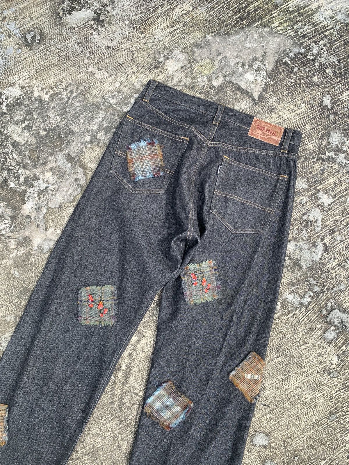 Helmut Lang × Karl Helmut × Pink House Rare🔥 pink house by helmut lang patchwork denim Size US 31 - 8 Thumbnail