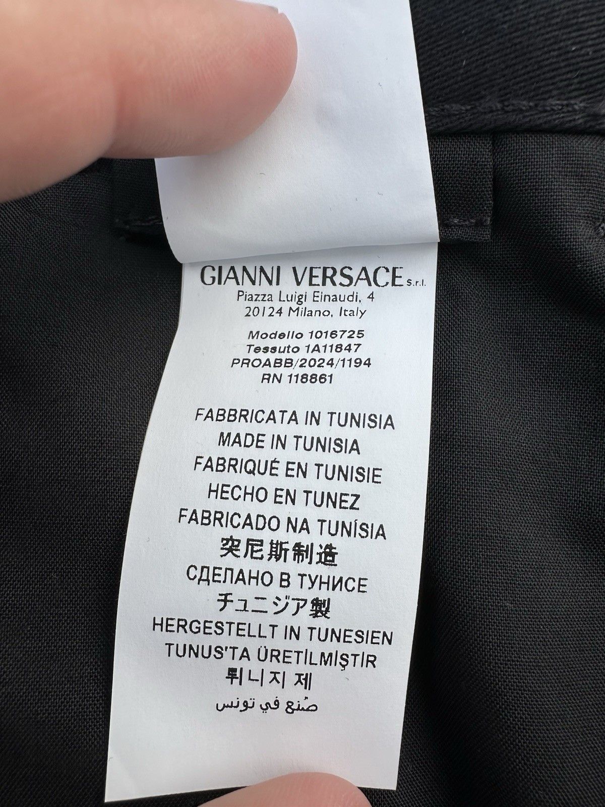 Versace Versace Dress Pants With Vines Inside Pockets Retail $1,400 Size US 36 / EU 52 - 5 Thumbnail