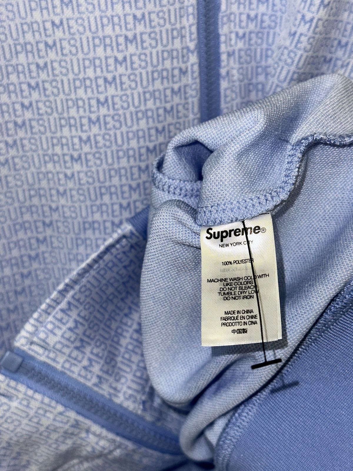 Supreme Supreme Repeat Track Jacket / Sky Blue / Size: Medium Men’s Size US M / EU 48-50 / 2 - 6 Thumbnail