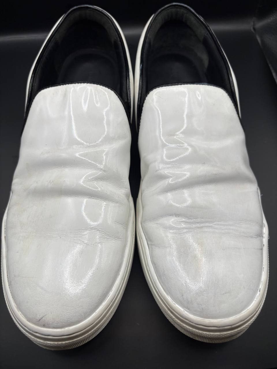 Celine Celine Phoebe Philo White Leather Skate Slip-Ons Size 41 Size US 8 / EU 41 - 7 Thumbnail