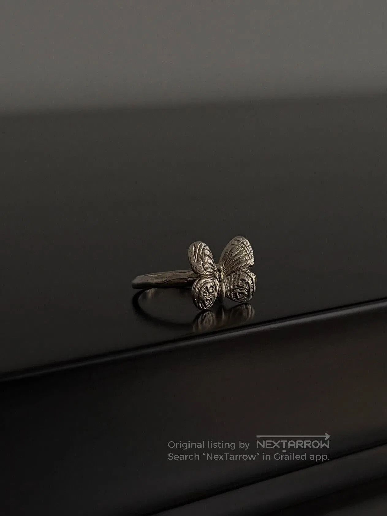 Jean Paul Gaultier Jean Paul Gaultier Butterfly Silver Ring. Size ONE SIZE - 3 Thumbnail