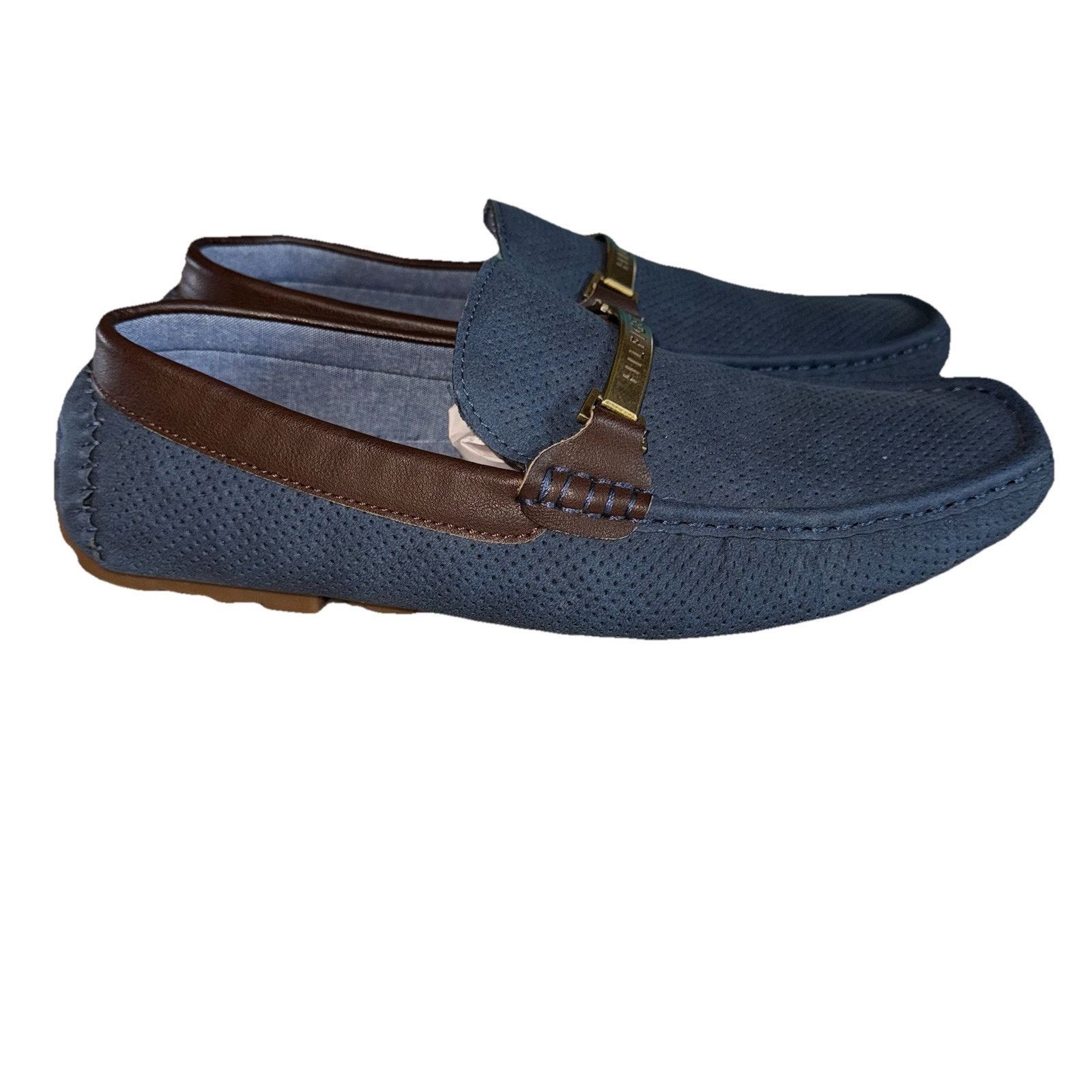 Tommy Hilfiger Tommy Hilfiger Alvins Men’s Blue Driving Loafers 8M Size US 8 / EU 41 - 3 Thumbnail