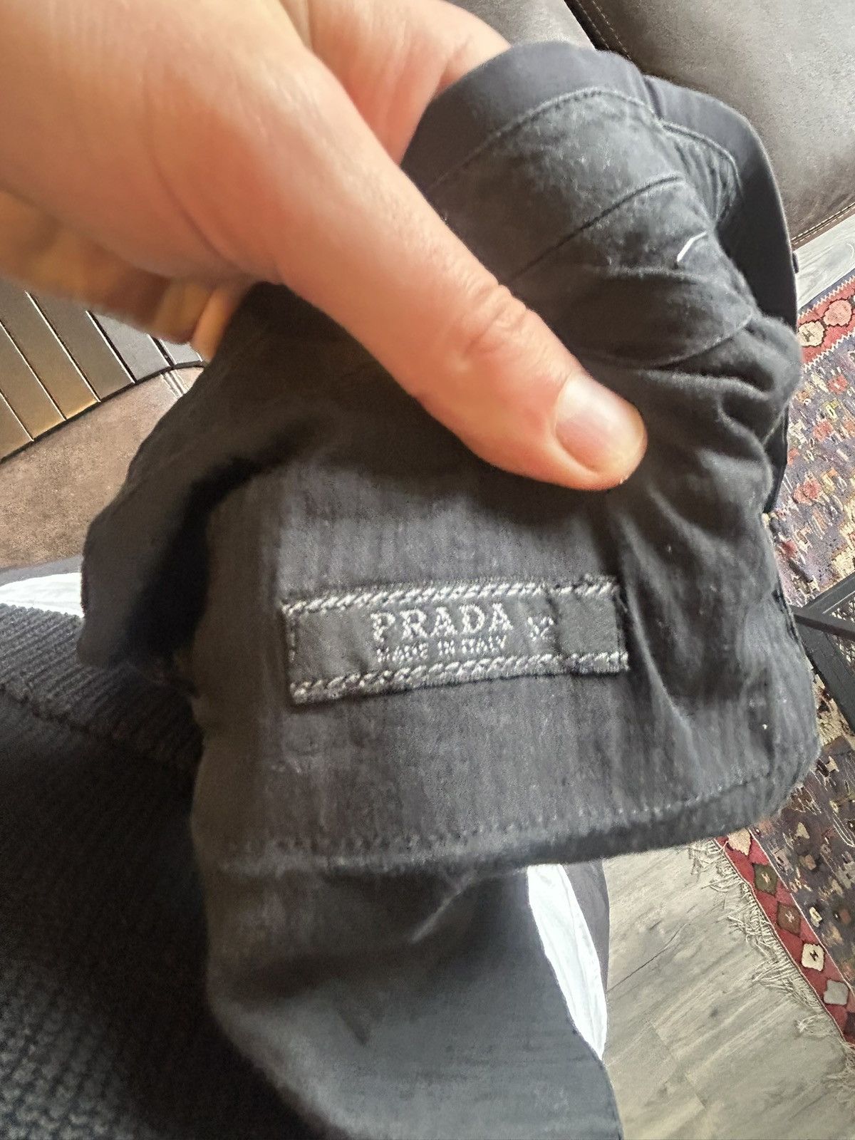 Prada Navy Nylon Trouwers Size US 36 / EU 52 - 15 Thumbnail