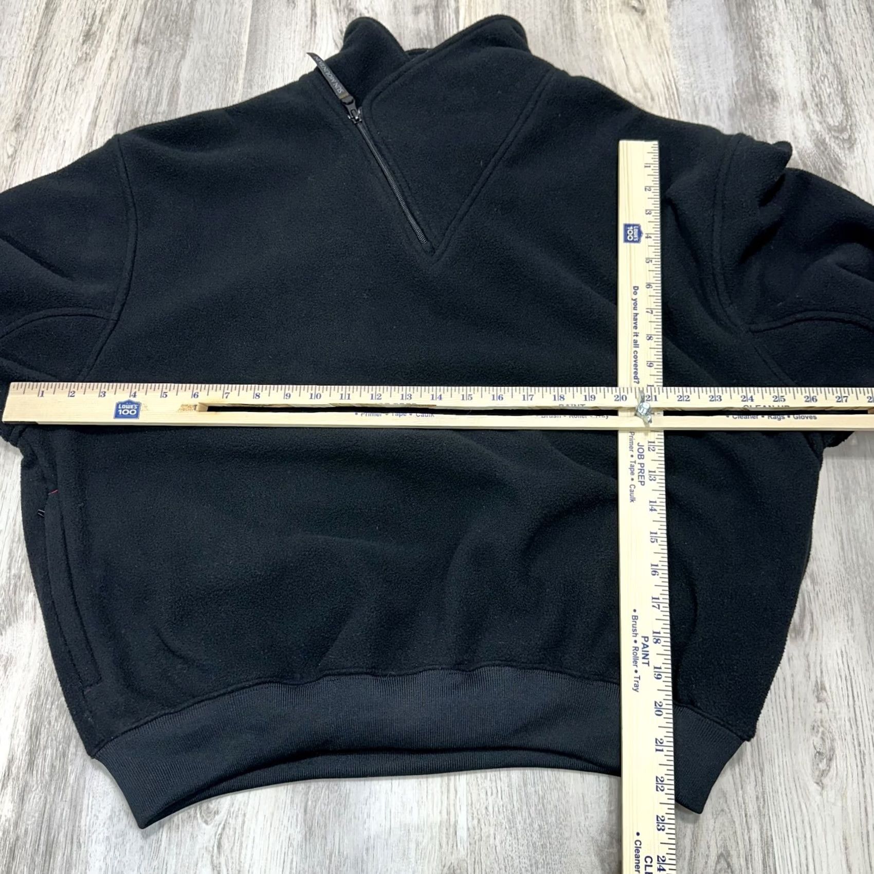 Vintage Sun Mountain Men's Black Fleece Sweater Pullover Golf Stretch Quarter Zip Sz L Size US L / EU 52-54 / 3 - 2 Thumbnail