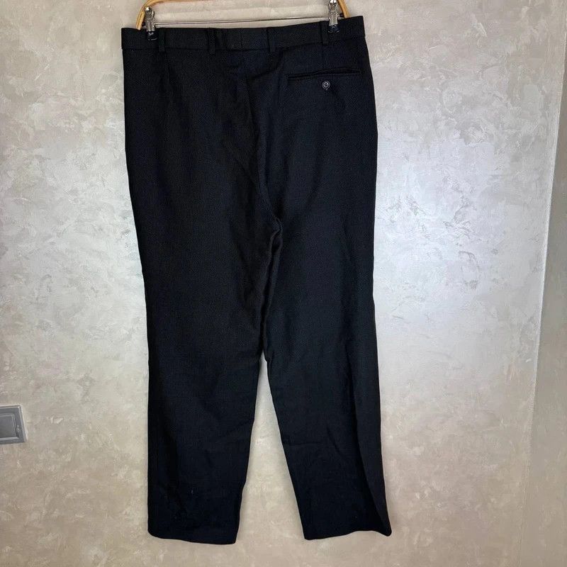 Balmain Pierre Balmain Men’s Wool Trousers Size 36 Black Pants Size US 34 / EU 50 - 3 Thumbnail