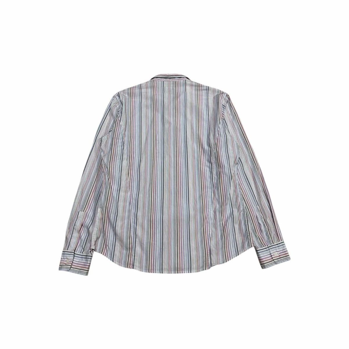 PPFM 🔥Sick Y2K PPFM Poem Striped Shirt Long Sleeve Double Collar Size US L / EU 52-54 / 3 - 5 Thumbnail