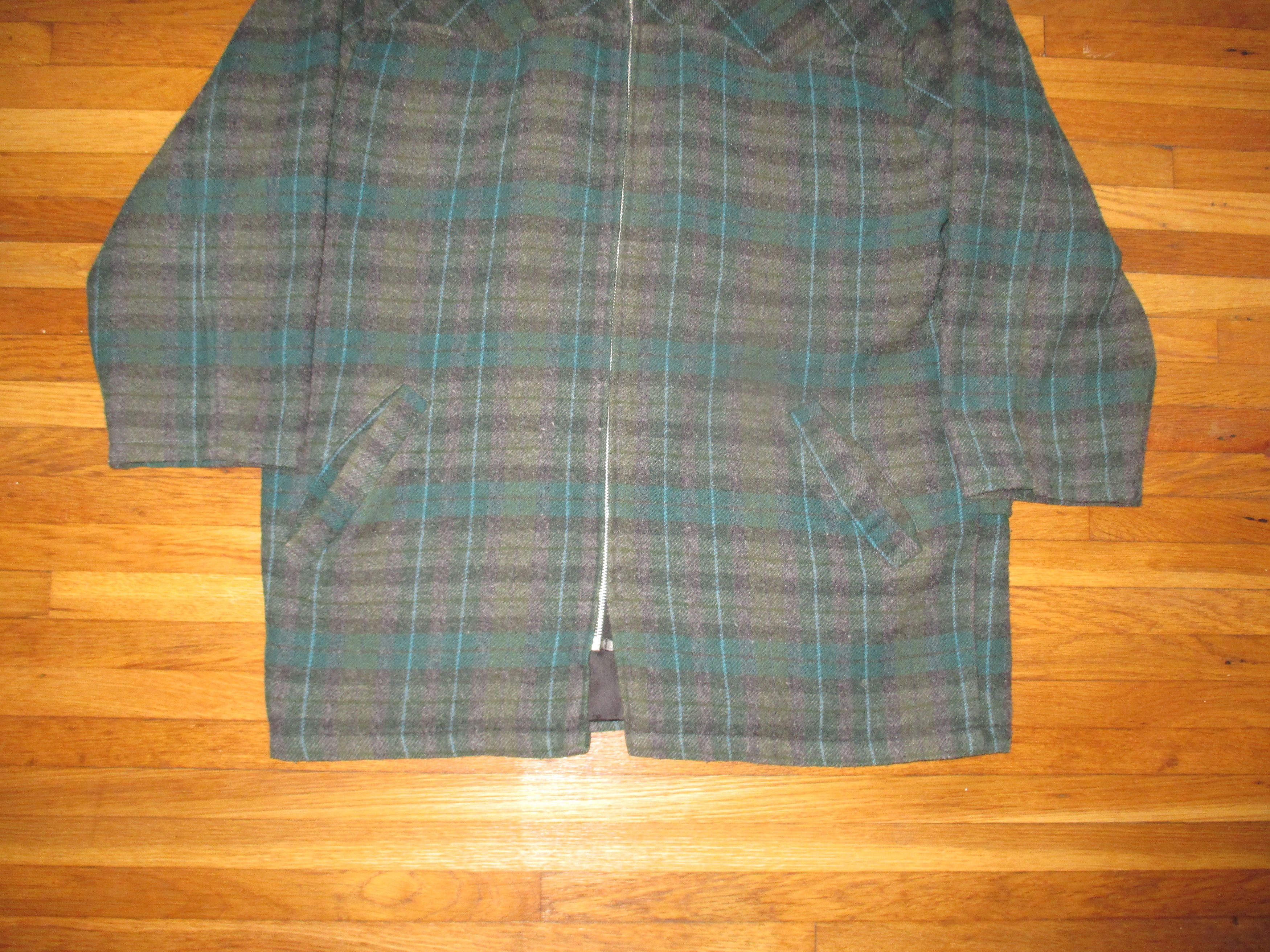 stussy burly gear USA製　80's fullzip Vintage Stussy Burly Gear World Tribe Mens Wool Hooded