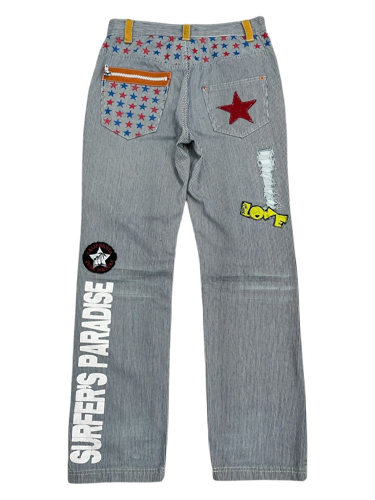 Hysteric Glamour × Japanese Brand Jude Bloom Surf Patch Clone Devgru Y2K Style Distressed Size US 30 / EU 46 - 2 Thumbnail