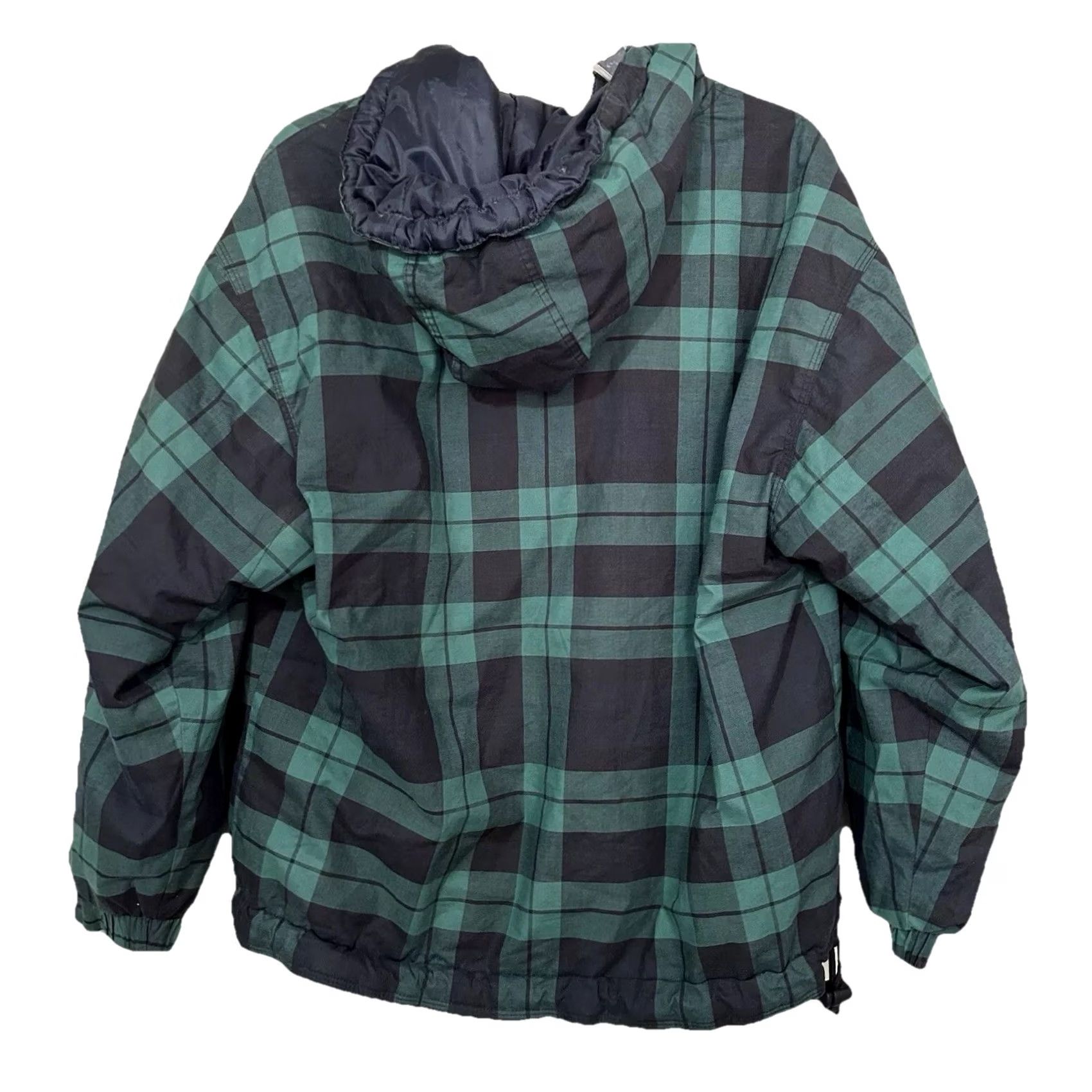 Gap VINTAGE Gap Anorak Jacket Pullover Plaid Green Size S Mens Small Y2K 2000s Puffer Cotton Size US S / EU 44-46 / 1 - 2 Thumbnail