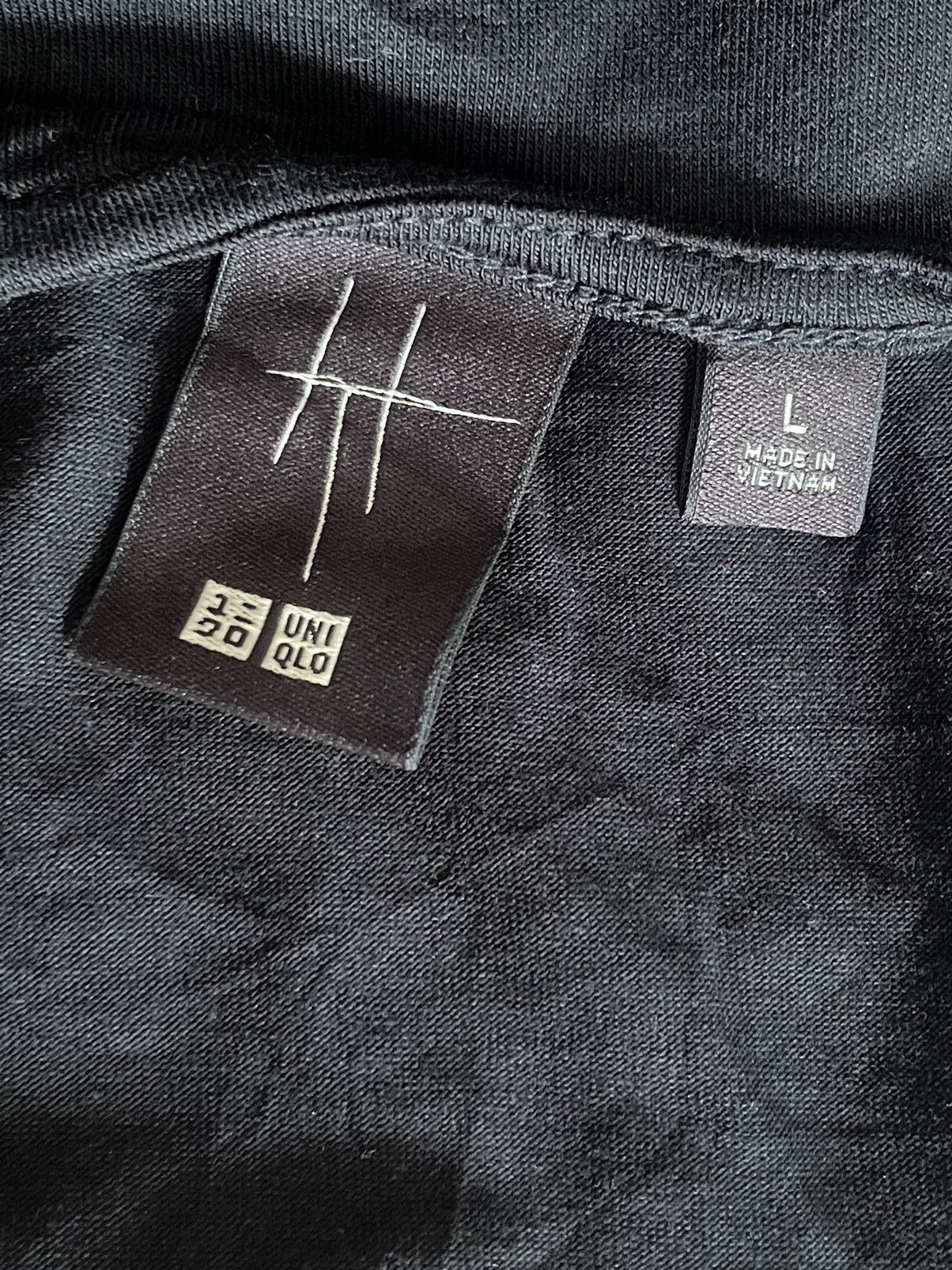 Uniqlo Uniqlo x Hana Tajima Black Dress Size L / US 10 / IT 46 - 3 Thumbnail