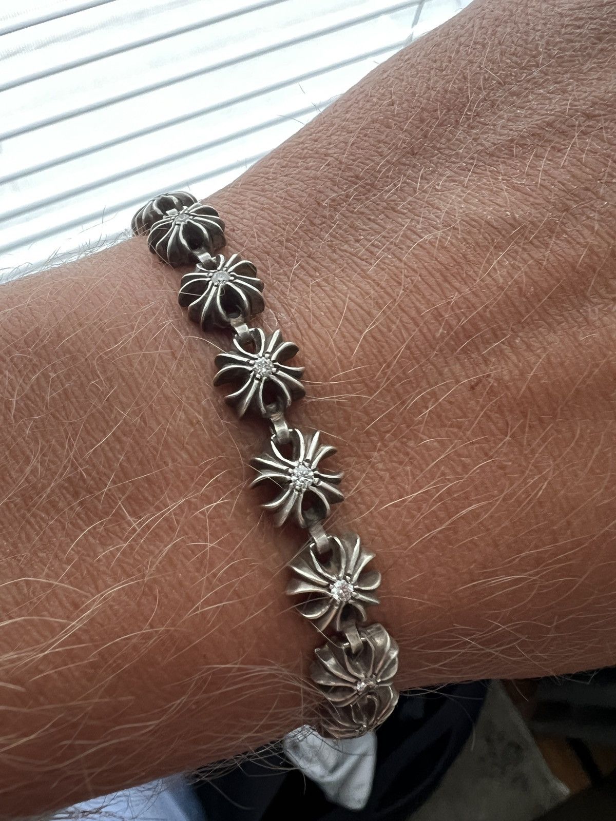 Chrome Hearts Diamond Tiny Plus Bracelet | Grailed Chrome Hearts Diamond Tiny Plus Bracelet | Grailed
