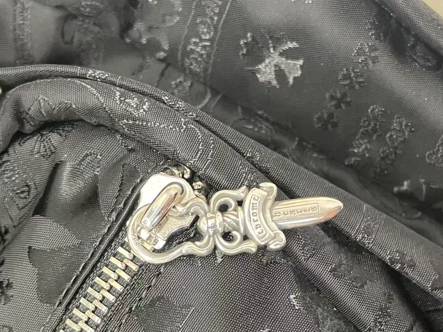 Chrome Hearts Chrome Hearts Nylon Tonal Monogram Cross Backpack Size ONE SIZE - 5 Thumbnail