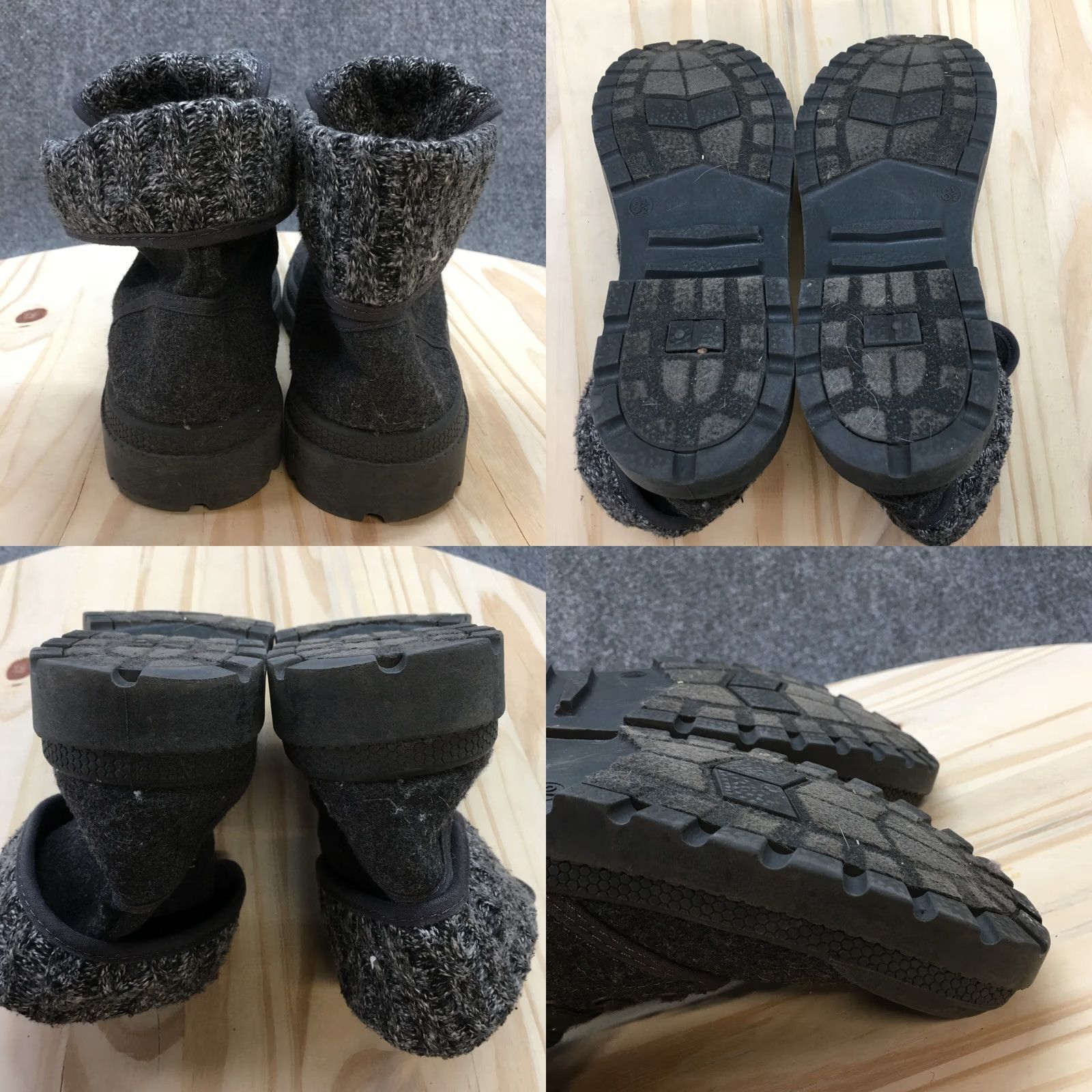 Vintage Rocket Dog Booties Womens 8.5 Pilot Joshua Fold Over Lace Up Winter Gray Bootie Low Heel Ankle Casual Boots Womens Size US 9 / IT 39 - 8 Thumbnail