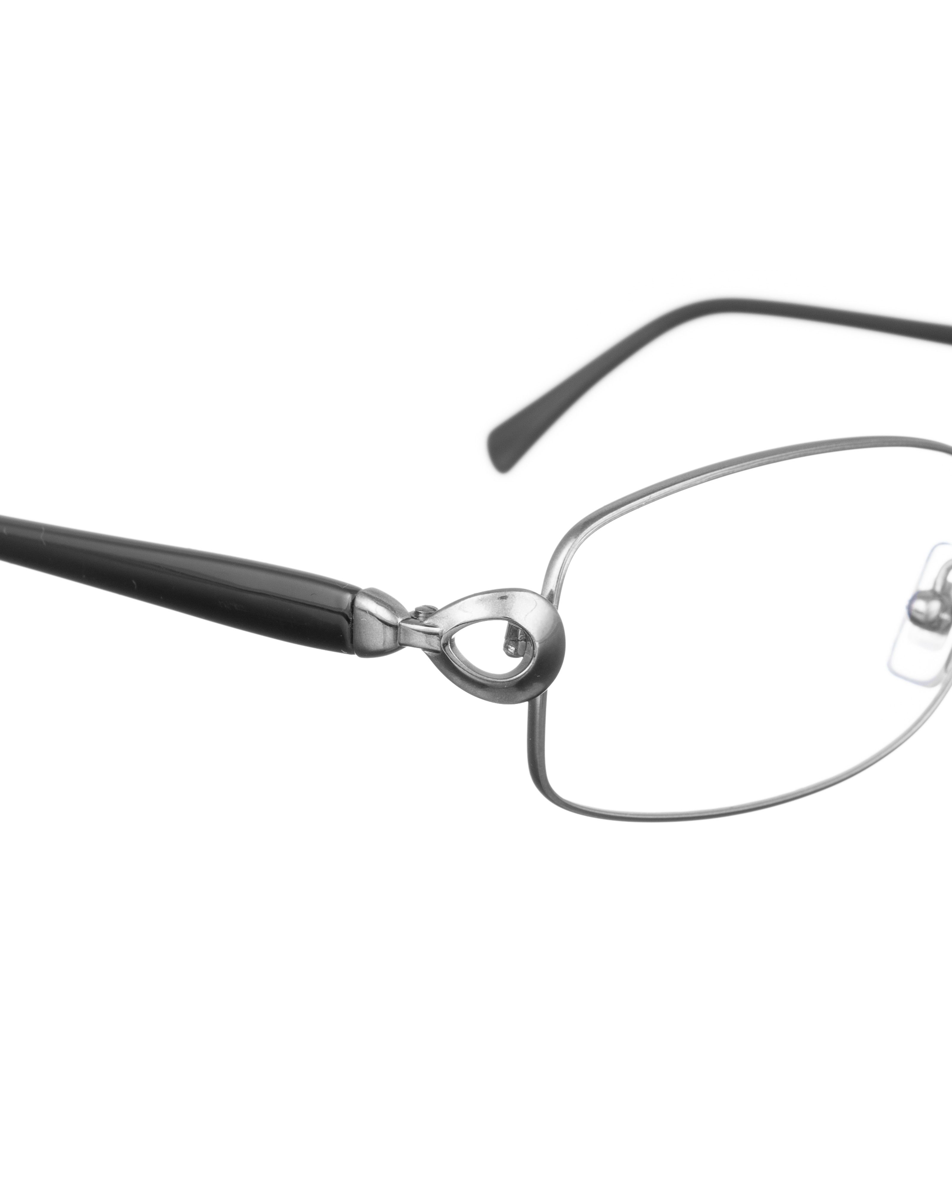 Calvin Klein Calvin Klein 00s Metallic Black Thin Glasses Size ONE SIZE - 2 Thumbnail