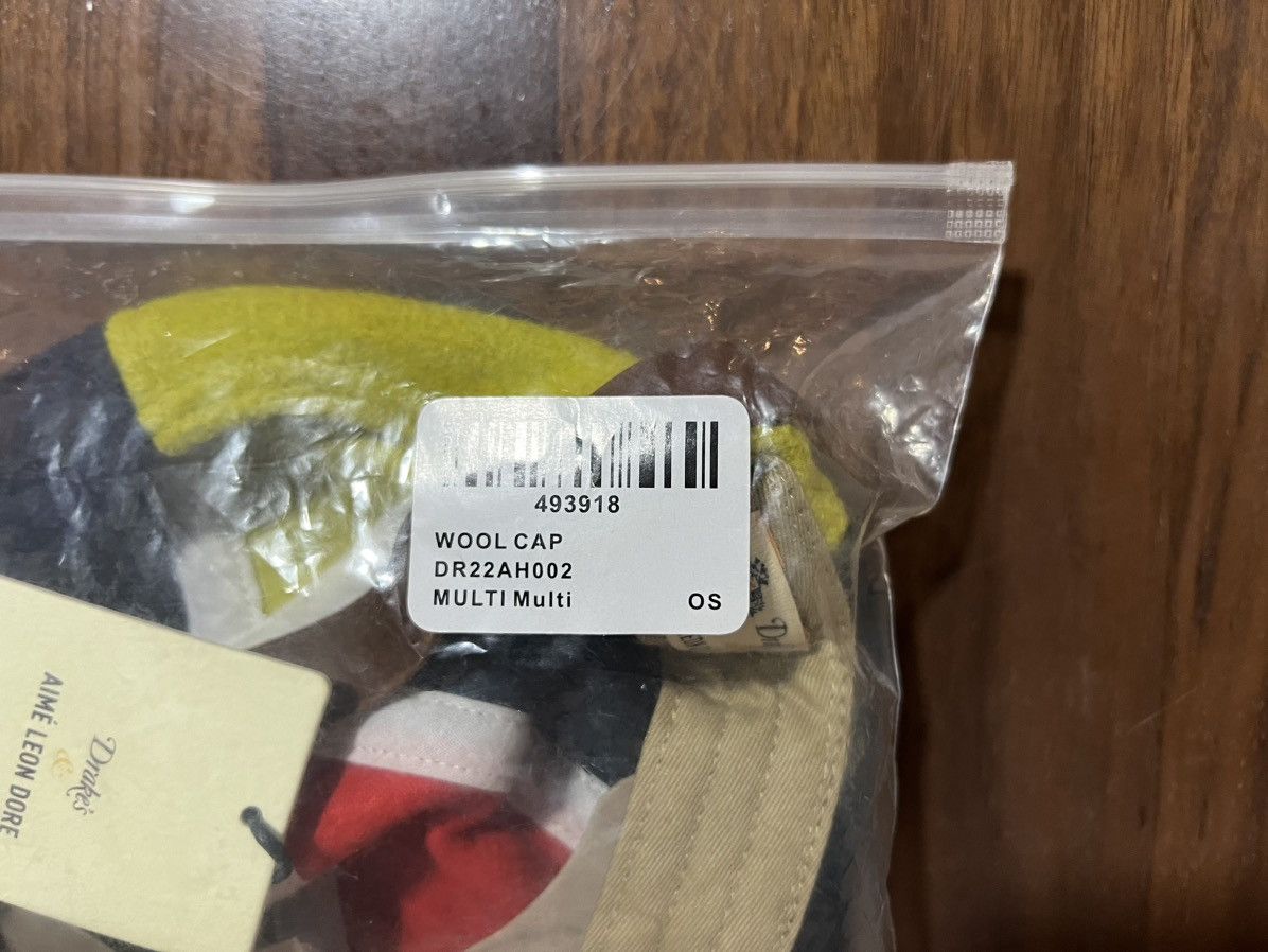 Aime Leon Dore × Drake's Aime Leon Dore ALD / Drake's Pinwheel Hat FW22 Multicolor Size ONE SIZE - 11 Thumbnail