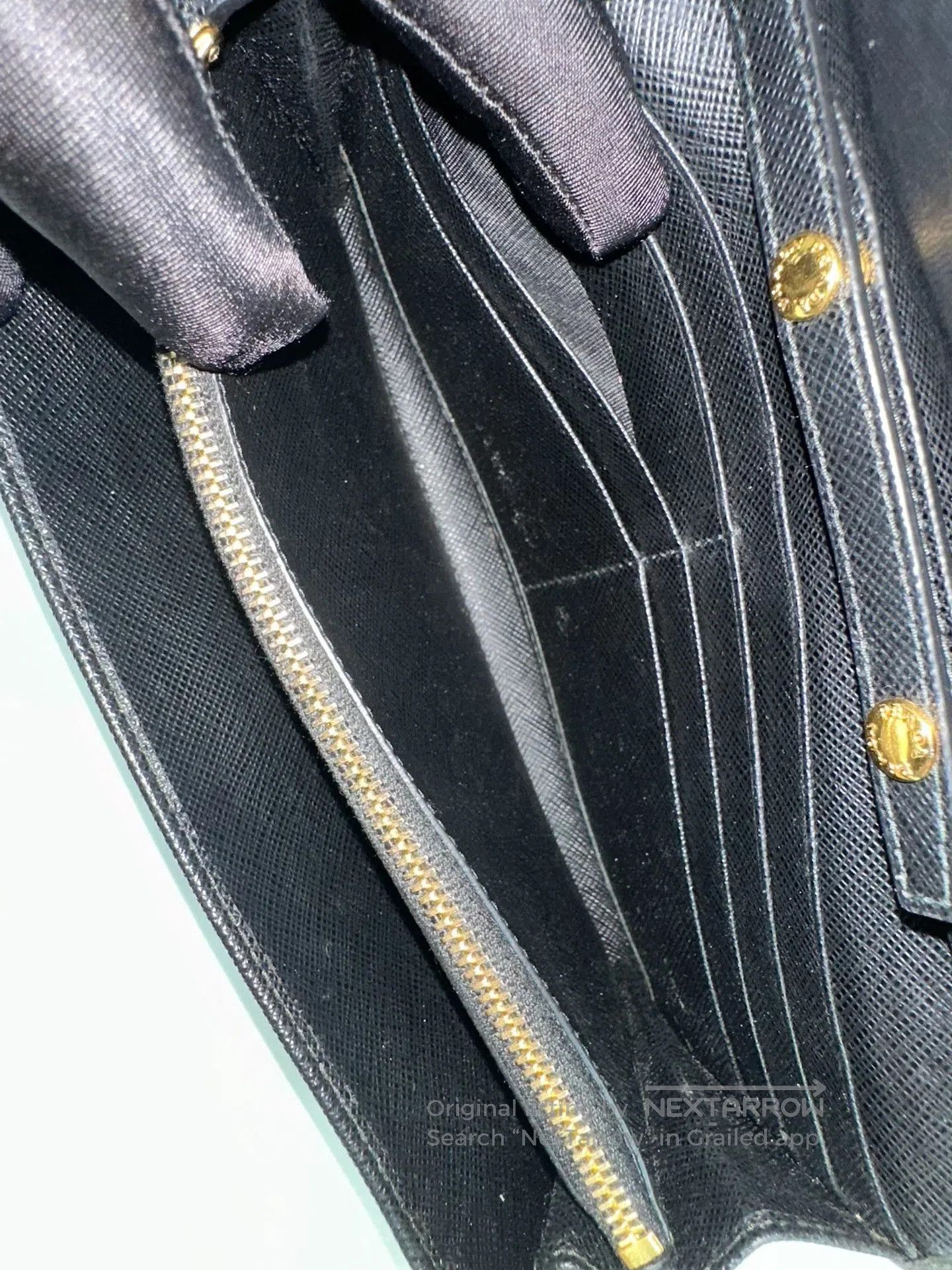 Prada Prada Black Saffiano Chain WOC. Size ONE SIZE - 9 Thumbnail