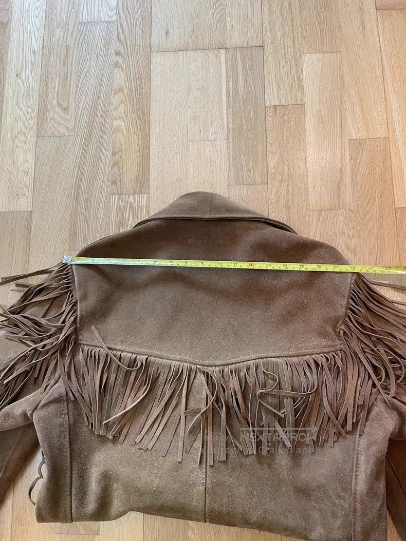 Schott Schott Fringed western leather coat Size US XXS / EU 40 - 5 Thumbnail