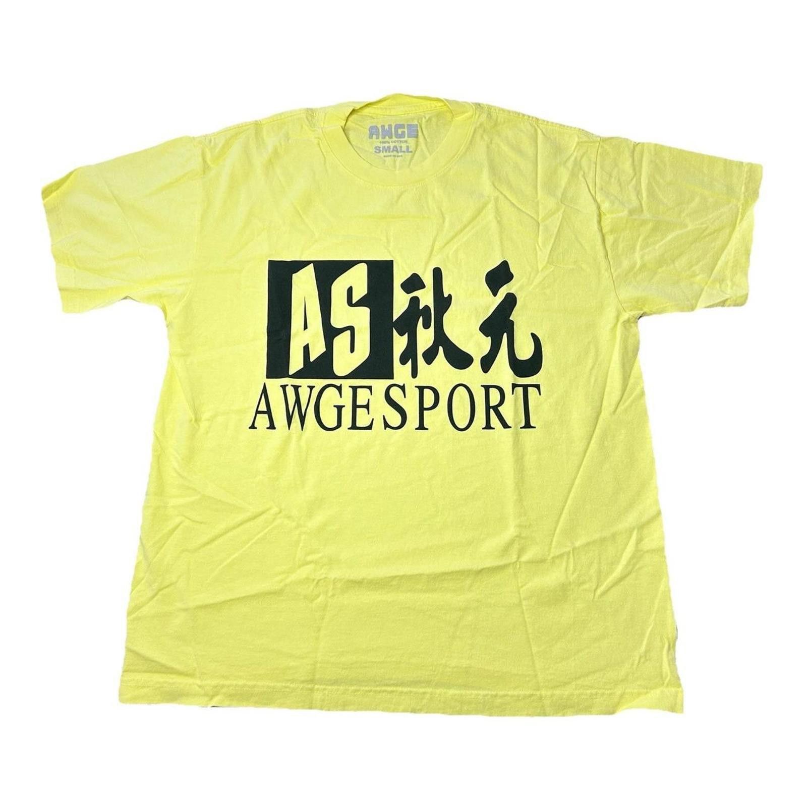 AWGE AWGE Sport Yellow Shirt Men's Small Oversized ASAP Rocky Size US S / EU 44-46 / 1 - 1 Thumbnail