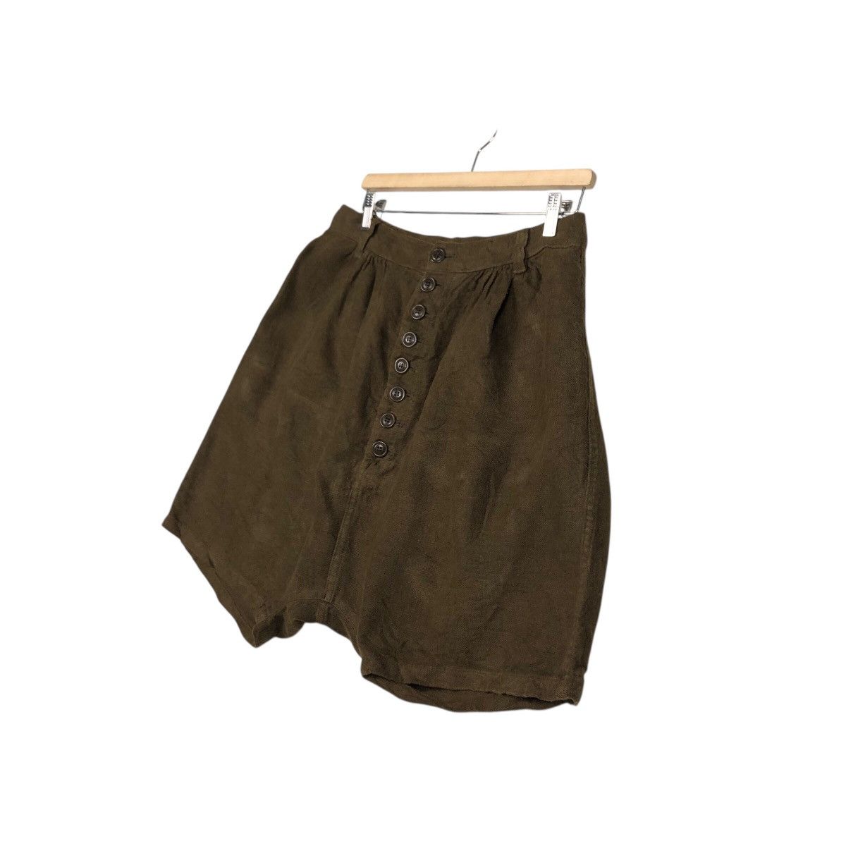 Sunao Kuwahara 📌Rich Brown Vintage Short Pants Sunaokuwahara Issey Miyake Size 30" / US 8 / IT 44 - 3 Thumbnail