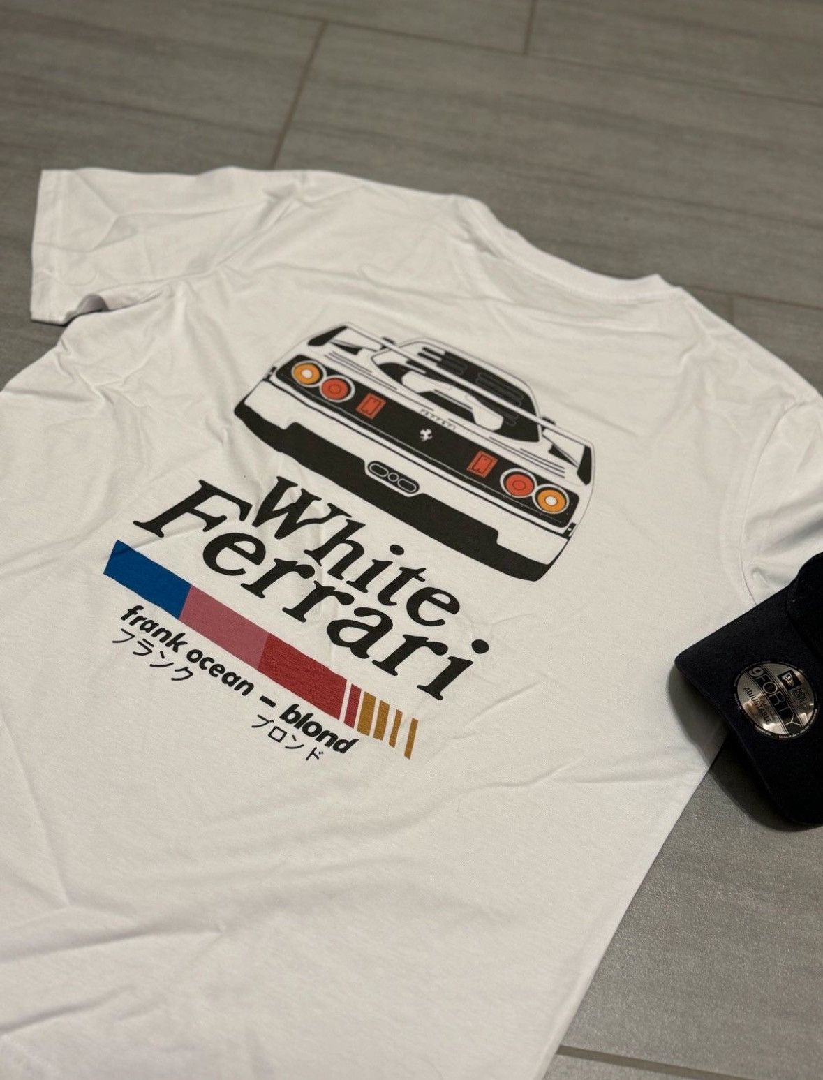 Vintage White Ferrari T-Shirt High Quality Limited Edition Size US L / EU 52-54 / 3 - 3 Thumbnail