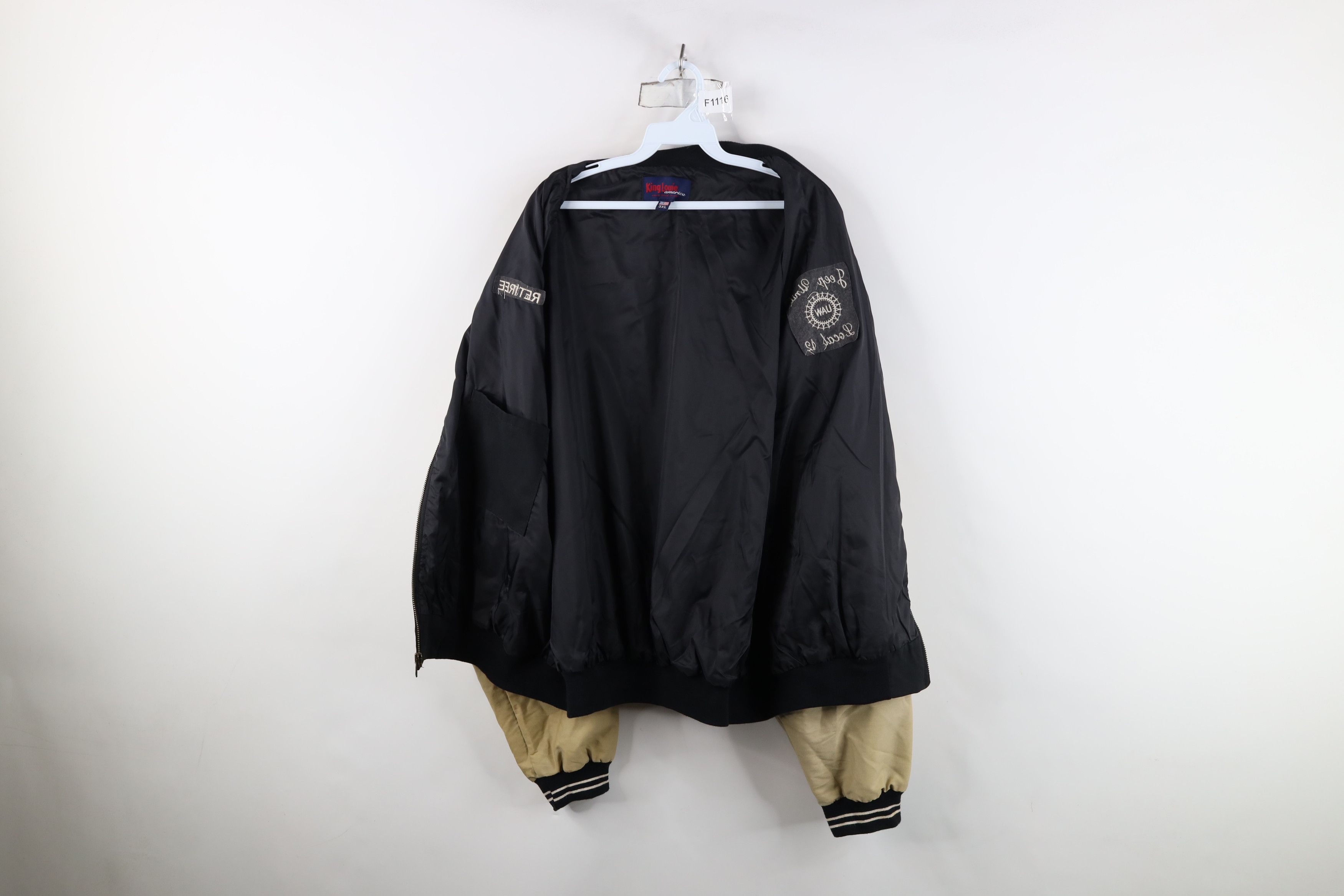 Vintage Vintage 90s UAW Jeep Unit Retiree Varsity Bomber Jacket USA Size US XXL / EU 58 / 5 - 12 Thumbnail