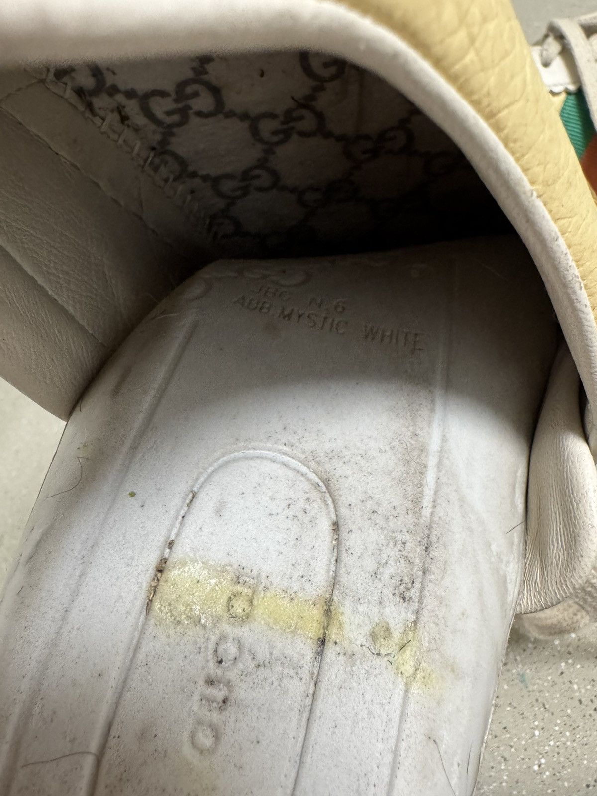 Gucci Gucci G74 Web Low Oatmeal sneakers Size US 9 / EU 42 - 8 Thumbnail