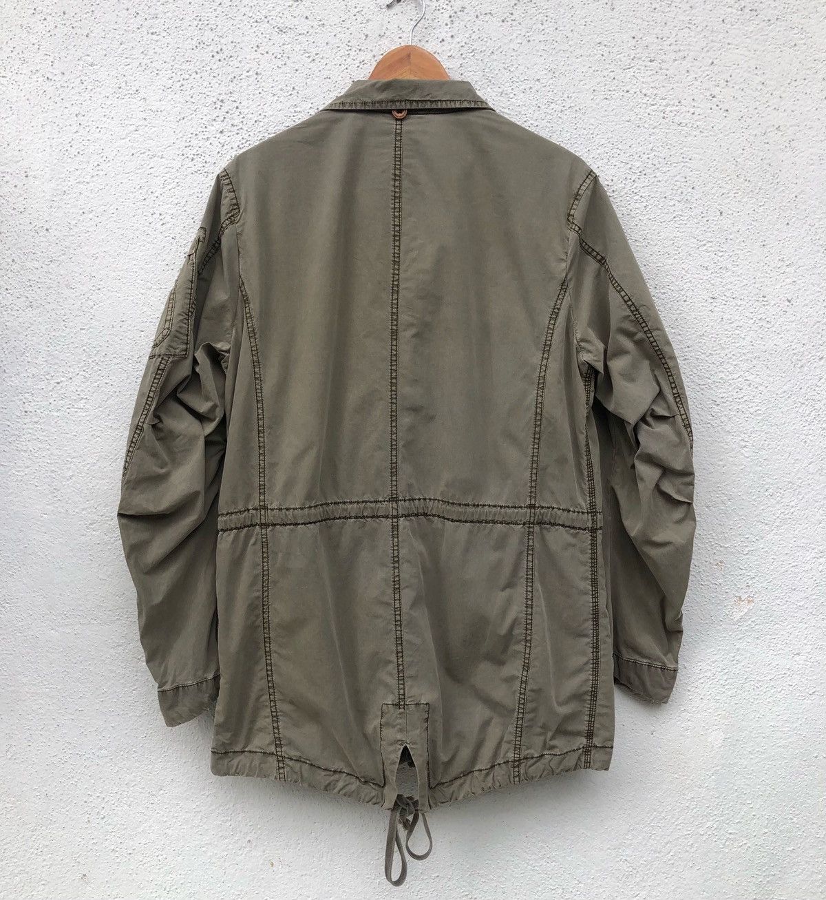 Energie Energie Italy Green Military Parka Jacket Size US L / EU 52-54 / 3 - 2 Thumbnail