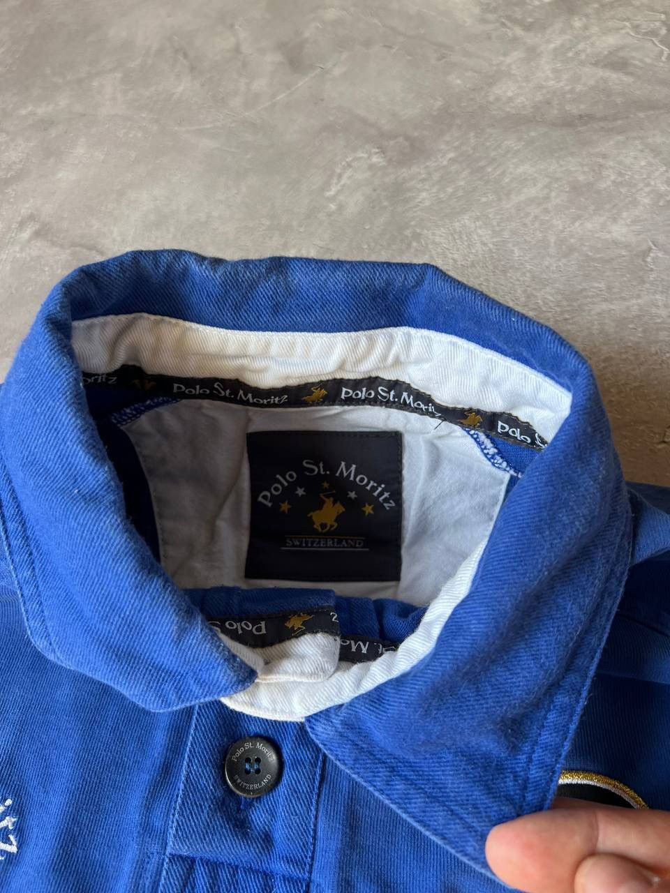 Vintage Vintage Polo St.Moritz Rugby Shirt Size US M / EU 48-50 / 2 - 7 Thumbnail