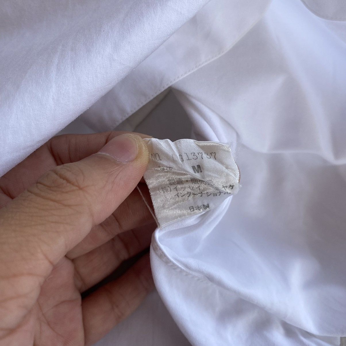 Issey Miyake Men White Shirts