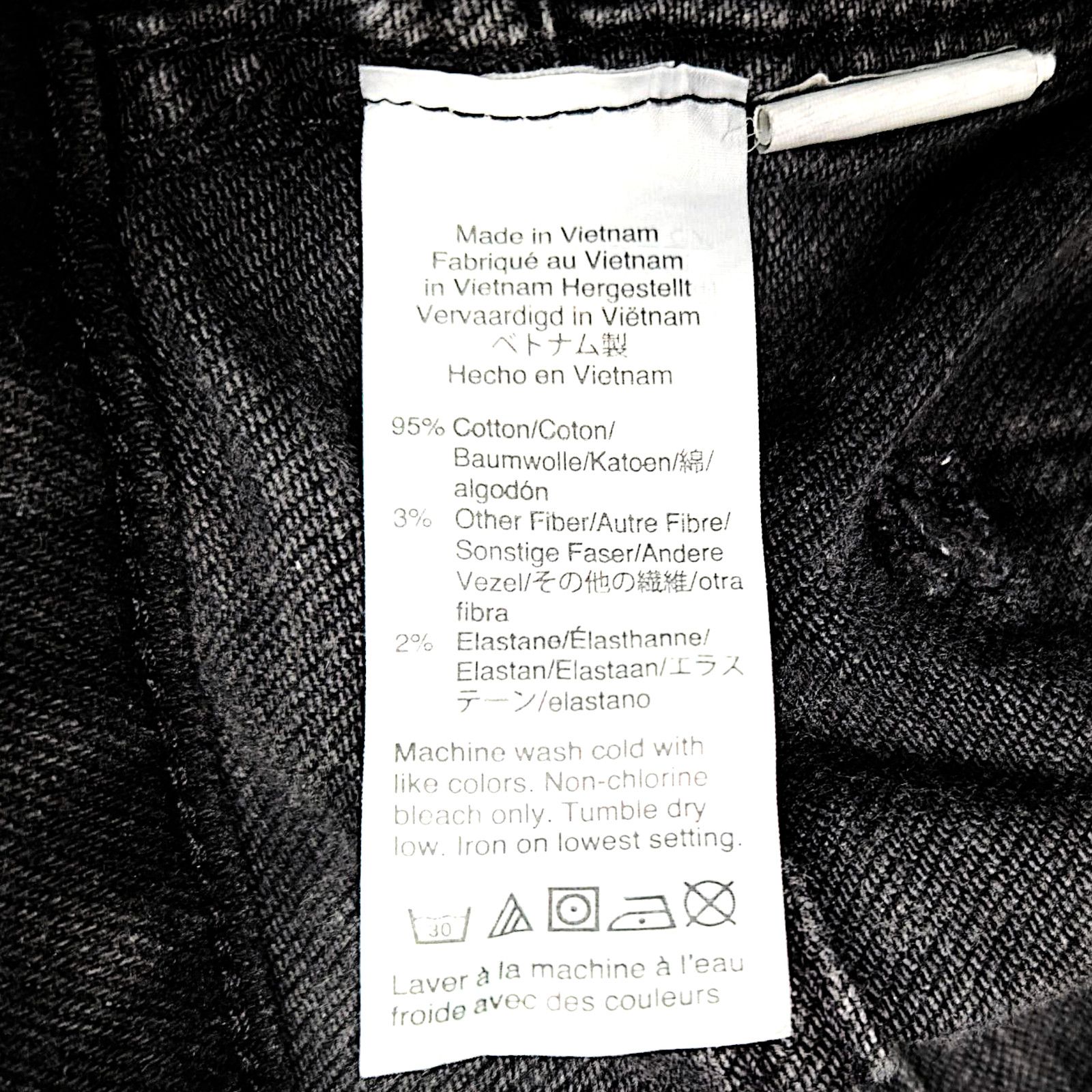 Madewell EUC Madewell High-Rise Skinny Jeans Sz. 24x28 Black Frost Size 24" / US 00 / IT 34 - 7 Thumbnail