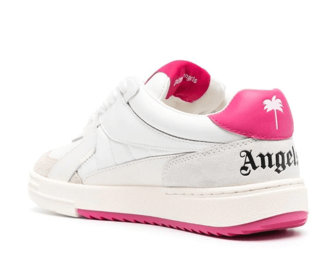 Palm Angels PALM ANGELS UNIVERSITY WHITE FUCHSIA SNEAKERS N.40 Size US 10 / IT 40 - 3 Thumbnail
