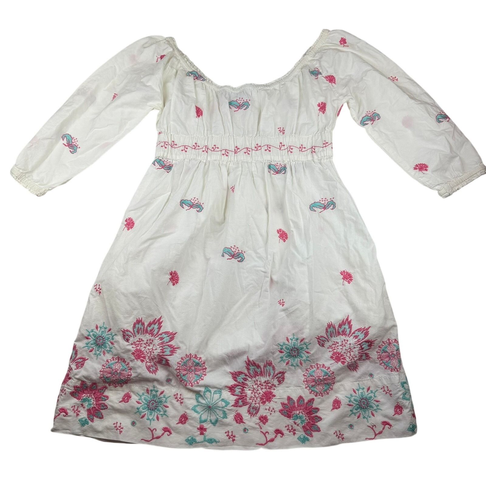 Gretchen Scott Gretchen Scott Designs White Embroidered Dress S Size S / US 4 / IT 40 - 1 Thumbnail