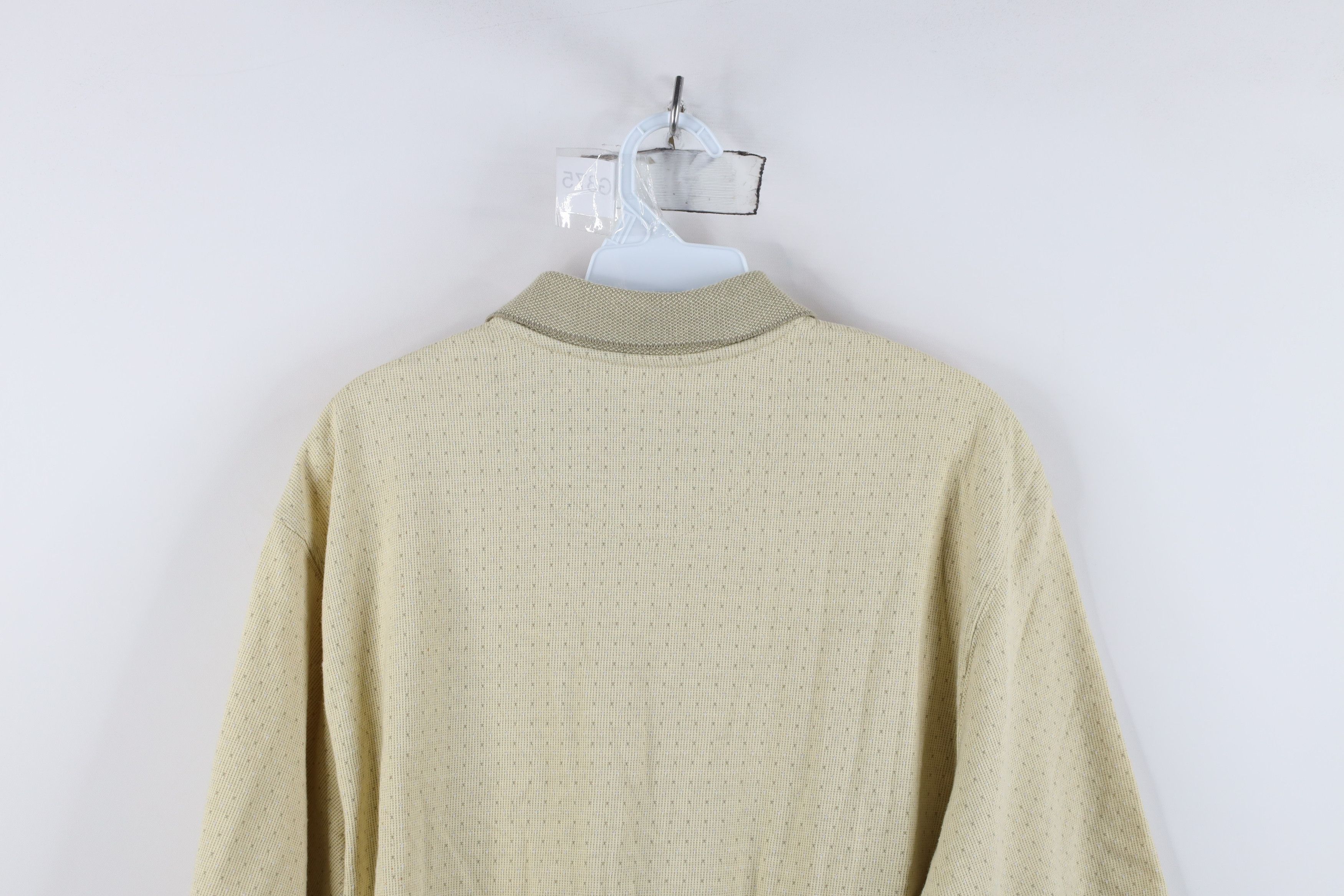 Vintage Vintage 90s Streetwear Knit Collared Golf Polo Shirt Yellow Size US S / EU 44-46 / 1 - 13 Thumbnail