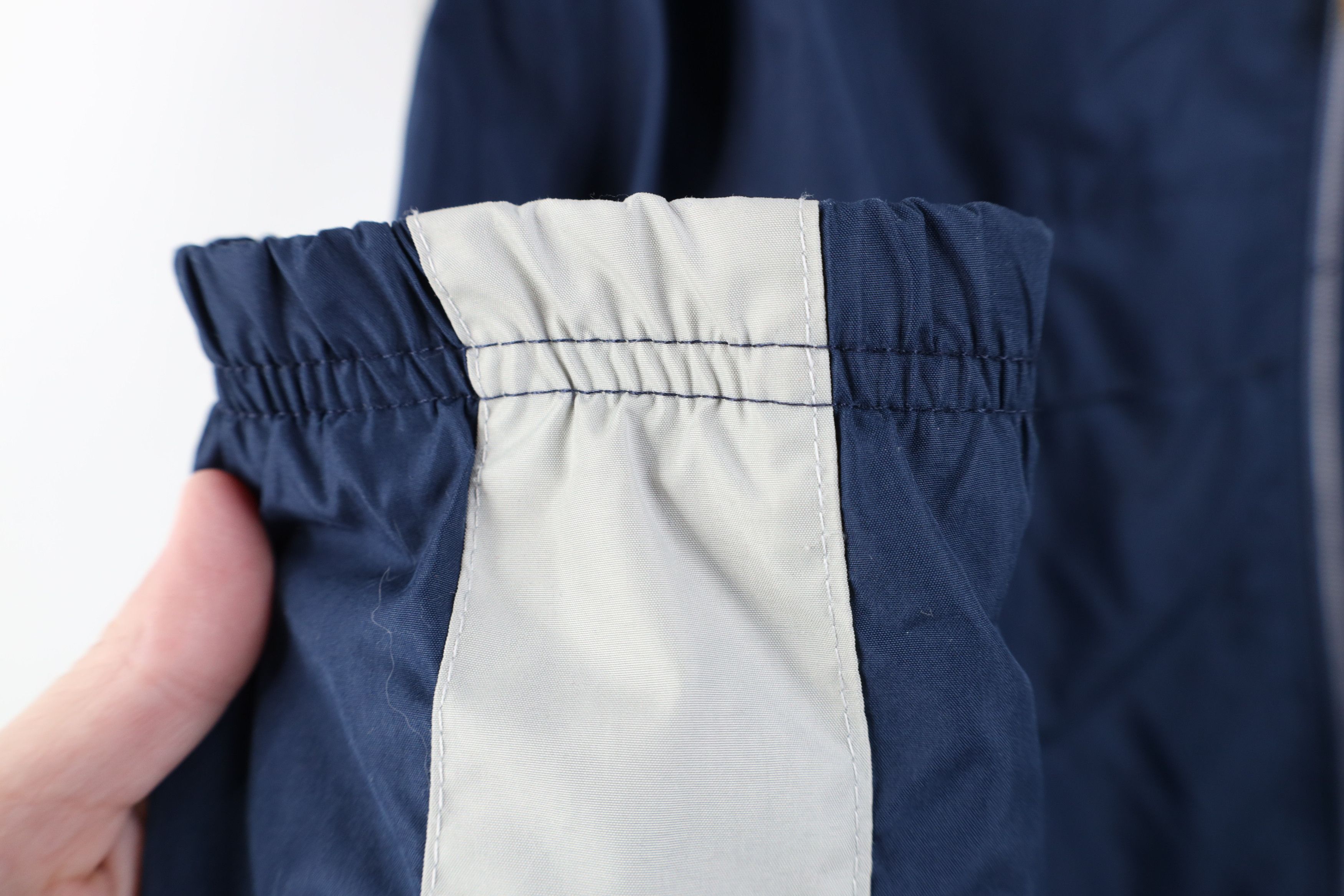 Nike Vintage Nike Scott Mini Swoosh Lined Windbreaker Jacket Blue Size US L / EU 52-54 / 3 - 8 Thumbnail