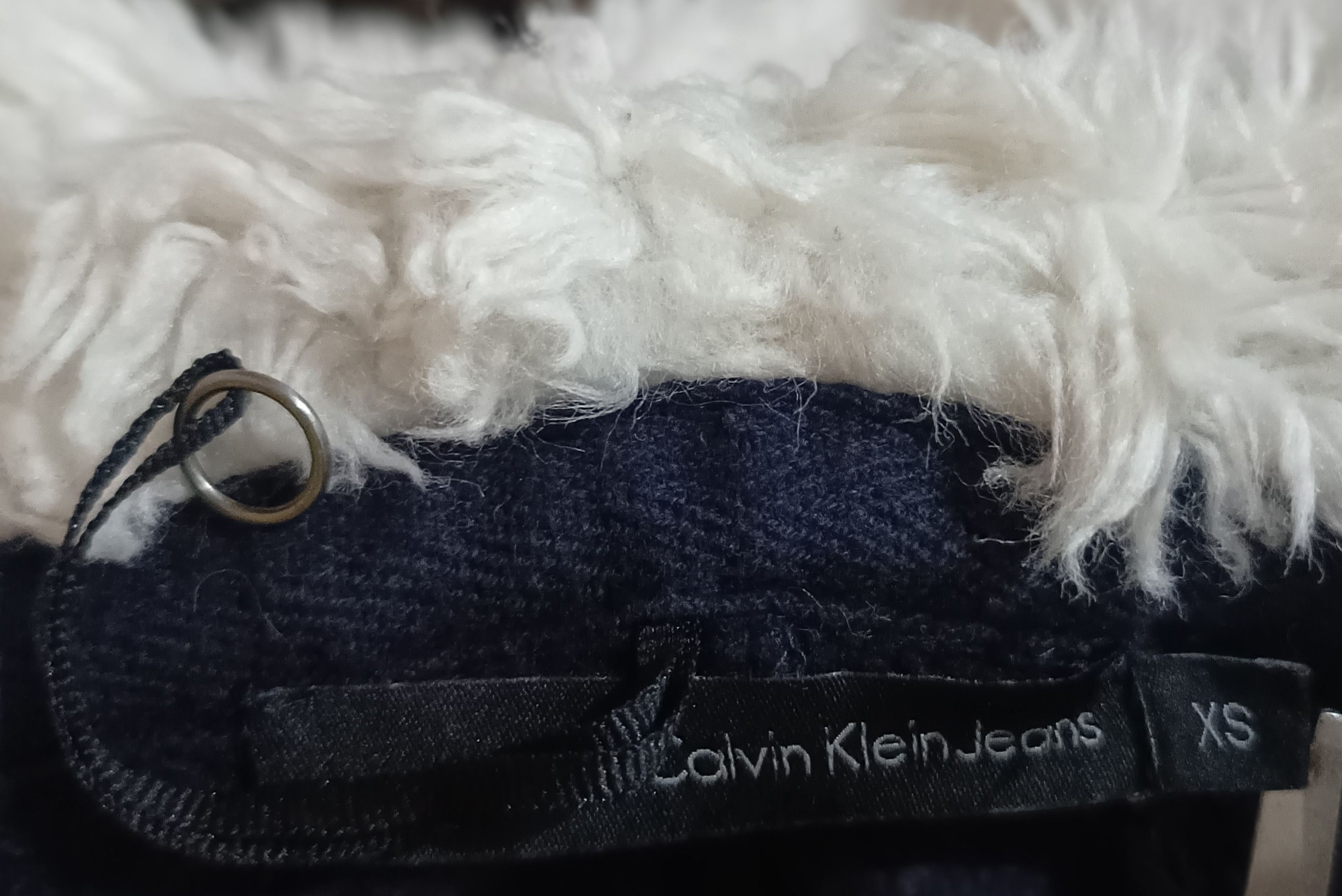Ekam Archival Calvin Klein Asymmetrical Fur Hoodie Parka Size XS / US 0-2 / IT 36-38 - 5 Thumbnail