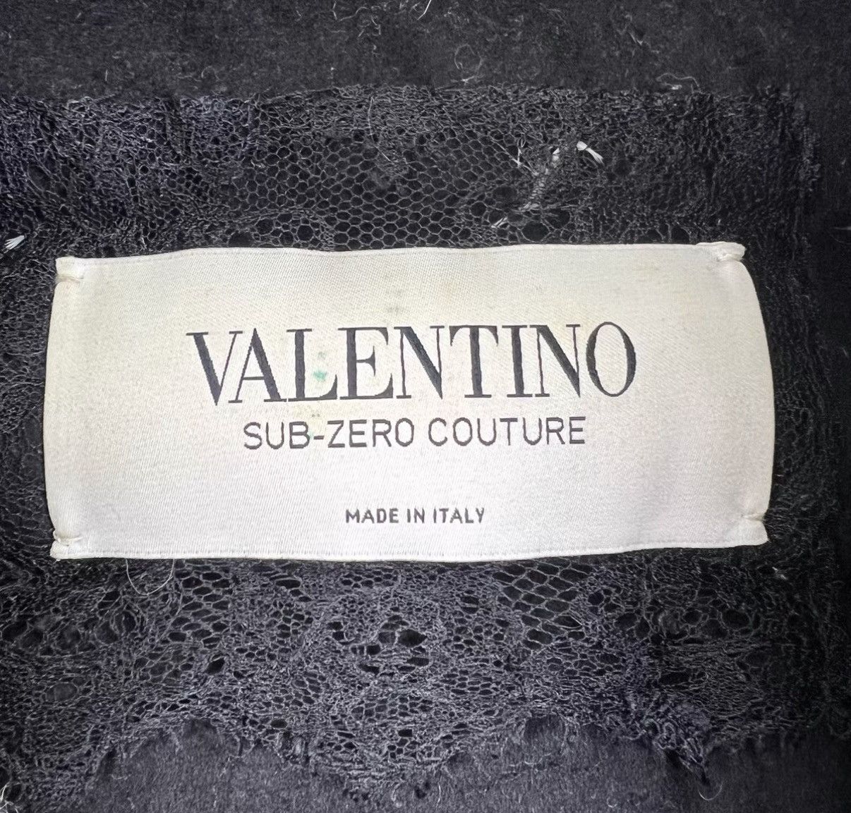 Valentino Valentino Black Lace Floral Down Jacket K12 Size XXL / US 16-18 / IT 52-54 - 4 Thumbnail