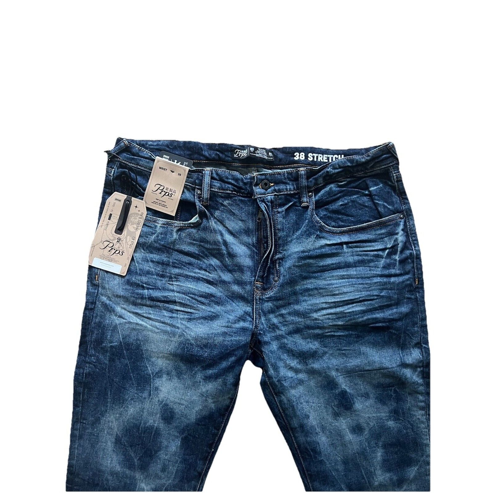 Prps PRPS Cayenne Skinny Fit Men's Stretch Jeans Blue Size 38/32 Size US 38 / EU 54 - 2 Thumbnail