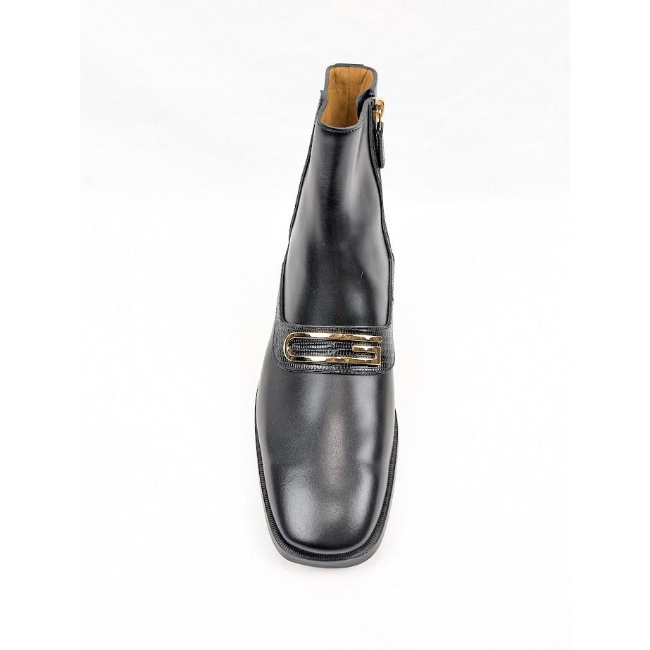 Gucci o1rshd1 Horse Calf Boots in Black Size US 10 / EU 43 - 6 Thumbnail