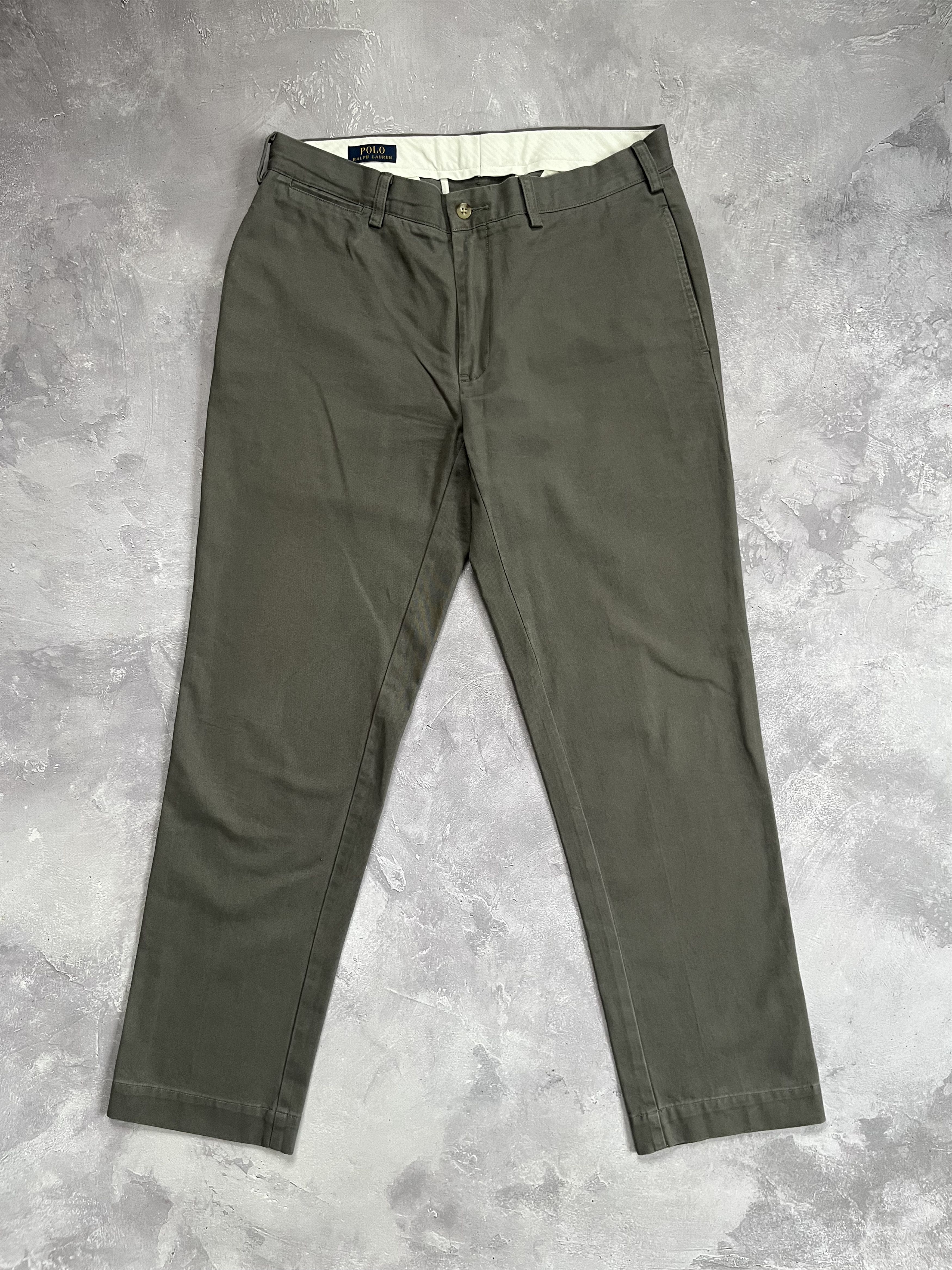 Polo Ralph Lauren Polo Ralph Lauren Classic Fit Chino Pants Gray Work Office Size US 34 / EU 50 - 1 Thumbnail