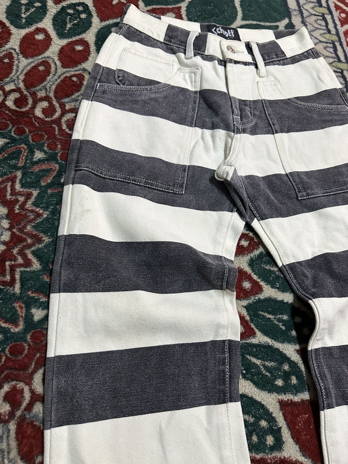 Avirex × Schott 1990 - Schott Bros NY Denim Prisoner Pant Size US 28 / EU 44 - 6 Thumbnail