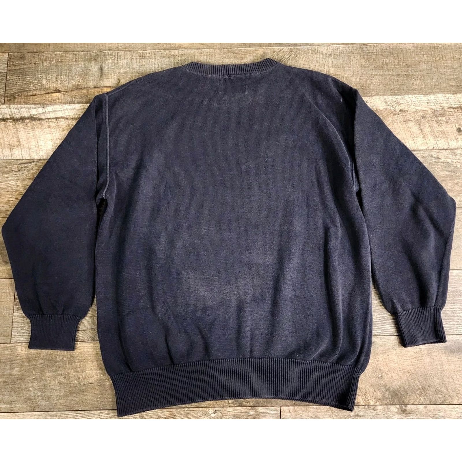 Vintage VINTAGE Iceberg Sweater Mens XL Navy Blue Knit Embroidered Sailing 90s Pullover Italy Size US XL / EU 56 / 4 - 5 Thumbnail