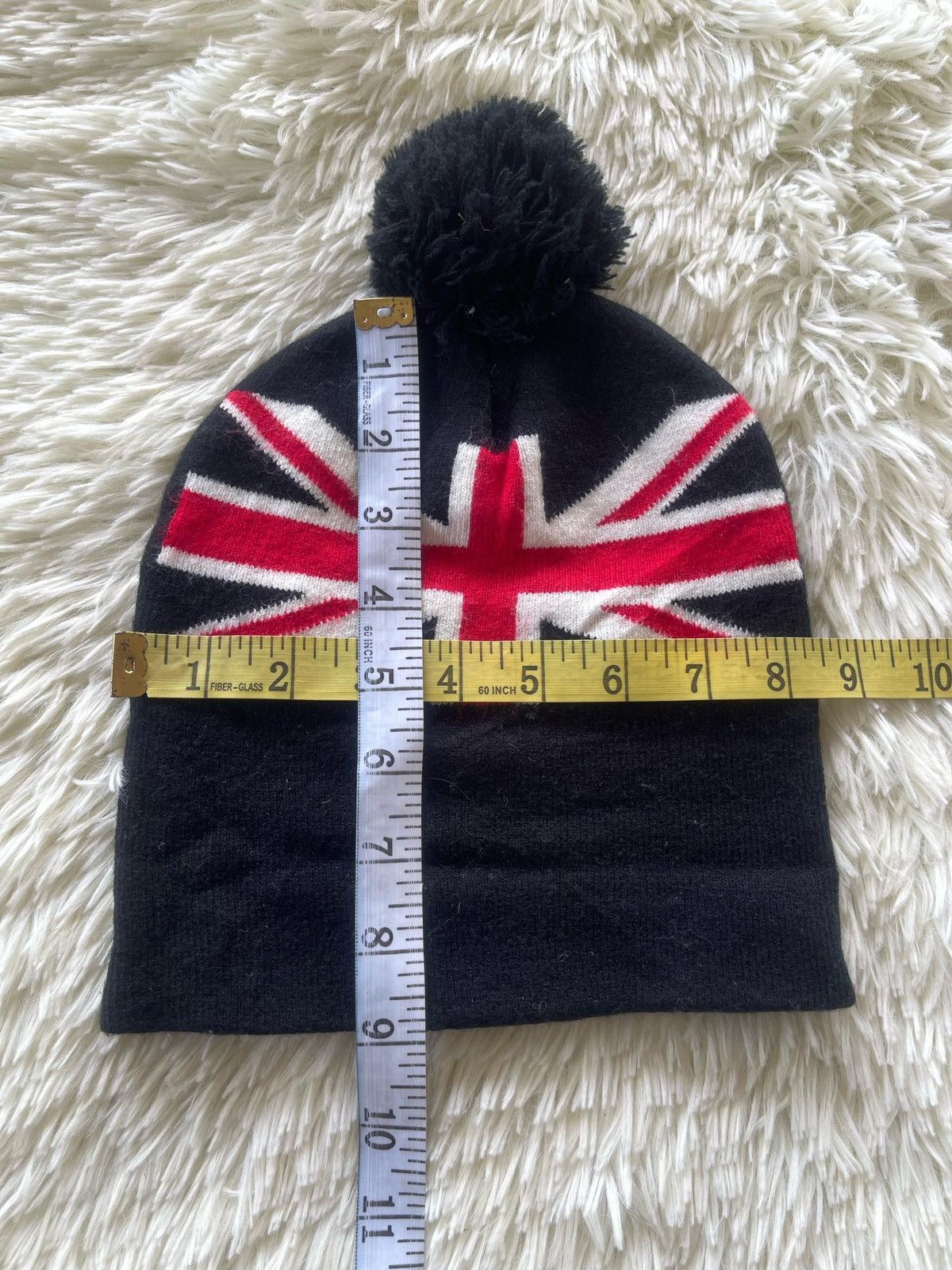 Vintage Union Jack Snow Beanie Hat Size ONE SIZE - 15 Thumbnail